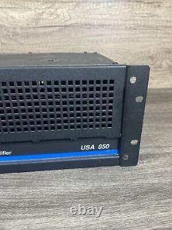 QSC Audio USA 850 2-Channel Professional Power Amplifier Untested For Parts