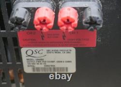 QSC Audio USA 850 Professional Power Amplifier 2 Channel used tested
