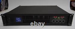 QSC CX-254 Professional Power Amplifier 4 Channel Red Lights