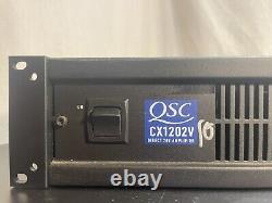 QSC CX1202V 1200W 70V 2-Channel Professional Industrial Audio Power Amplifier