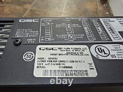 QSC CX1202V 1200W 70V 2-Channel Professional Industrial Audio Power Amplifier