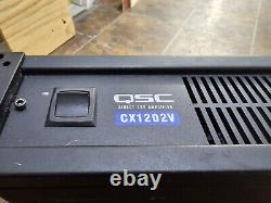 QSC CX1202V 1200W 70V 2-Channel Professional Industrial Audio Power Amplifier