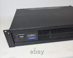 QSC CX168 8-Channel Professional Power Amplifier Tested Working with Output Plug