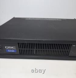 QSC CX168 8-Channel Professional Power Amplifier Tested Working with Output Plug