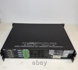QSC CX168 8-Channel Professional Power Amplifier Tested Working with Output Plug
