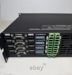QSC CX168 8-Channel Professional Power Amplifier Tested Working with Output Plug