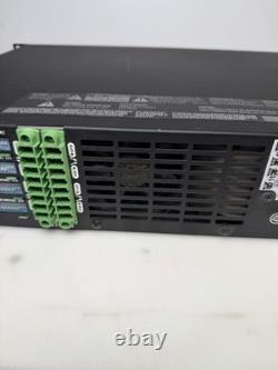 QSC CX168 8-Channel Professional Power Amplifier Tested Working with Output Plug