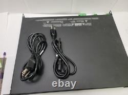 QSC CX168 Professional Power Amplifier 8-Channel with power cord and rear plugs