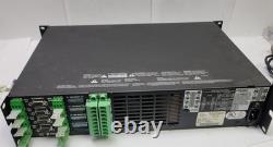 QSC CX168 Professional Power Amplifier 8-Channel with power cord and rear plugs