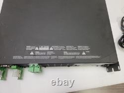 QSC CX168 Professional Power Amplifier 8-Channel with power cord and rear plugs