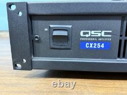 QSC CX254 4-Channel 250W @ 4Ohm Professional Rackmount Amplifier- USED WORKS