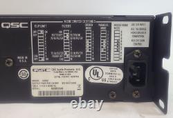 QSC CX302 2-Channel Professional Amplifier with Power Cable TESTED FOR POWER