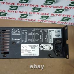 QSC CX302 Professional Amplifier 2 Channel 70V withPower Cord USED