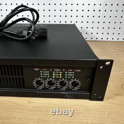 QSC CX404 4-Channel Professional Amplifier with Power Cable Tested/Working