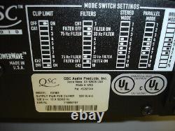 QSC CX502 Professional Power Amplifier 2 Channel w 300W Per Channel at 8ohms