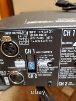 QSC CX602V Professional Power Amplifier 2-Channel 400withch Tested Cleaned
