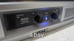 QSC GX3 2-Channel 300 Watt Professional Rack Mountable Power Amplifier Tested