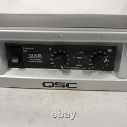QSC GX5 Professional Power Amplifier 2-Channel 700 Watt Amp Rack