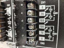QSC ISA 300TI Professional 2-Channel Power Amplifier Power Tested