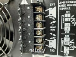 QSC ISA 300TI Professional 2-Channel Power Amplifier Power Tested