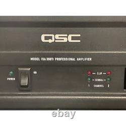 QSC ISA 300Ti Professional Amplifier 3U Black 300W 70V 100V Commercial Audio
