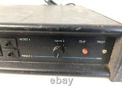 QSC MX 1500 Professional Power Dual Monaural Amplifier 400 WPC VGC UNTESTED