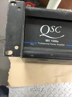 QSC MX 1500a Professional Stereo Amplifier MX1500a