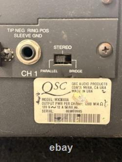 QSC MX3000a Professional Power Amplifier