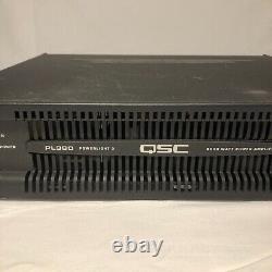 QSC PL380 2 Channel 8000W PowerLight 3 Series Professional Amplifier (Untested)