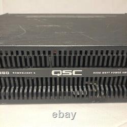 QSC PL380 2 Channel 8000W Professional Amplifier PowerLight 3 Series (Untested)