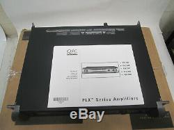 QSC PLX-1602 Pro Power Amplifier 300W /CH @ 8-OHMS Box & Manual