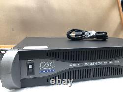 QSC PLX 1802 Premium Professional 1800W 2-Channel Power Amplifier TESTED