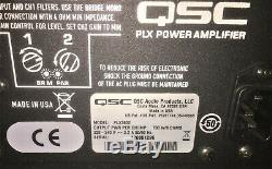 QSC PLX 3602 Pro Audio Power Amp Massive 2 x 1800w, Bridged 3600w 21 Pounds 220v