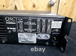 QSC PLX3002 PROFESSIONAL POWER AMPLIFIER 900Watts Per Ch. @ 4 ohms Working Amp