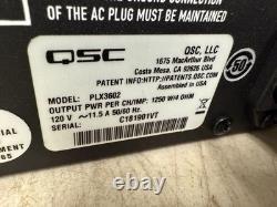 QSC PLX3602 2-Channel Professional Power Amplifier 2500 Watt Amp