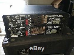 QSC PLX3602 and 3102 Professional Power Amplifier Series, Set of 2 Amps, Clean