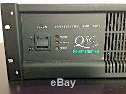 QSC POWERLIGHT 4.0 4000 watt PROFESSIONAL AMPLIFIER