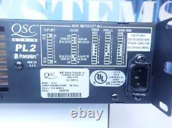 QSC Power Light 2 Series PL224 700W Per Channel 4? Professional Power Amplifier