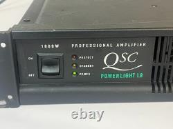 QSC PowerLight 1.8 Professional 2-Channel 1800W Power Amplifier