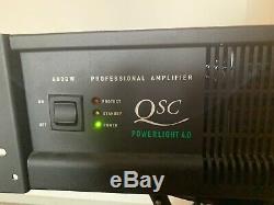 QSC PowerLight 4.0 Pro 2 Ch 4000 Watt Power Amplifier PL4.0 900 WPC @ 8 OHMS