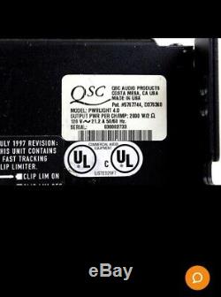 QSC PowerLight 4.0 Pro 2-Channel 4000W Power Amplifier