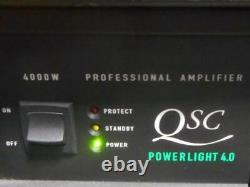 QSC Powerlight 4.0 PL4.0 4000W 2-Channel Professional Amplifier