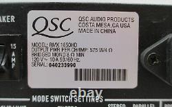 QSC RMX 1850HD Pro Stereo Power Amplifier 550WithCH @ 4-Ohms 350WithCH @ 8 #2923