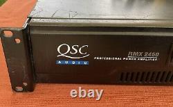 QSC RMX 2450 2 CHANNEL PROFESSIONAL STEREO POWER AMPLIFIER, Tested 650With4OHM