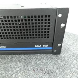 QSC USA 850 Professional Power Amplifier 2 Channel Rack Mount Black Amp USA 425W