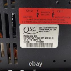 QSC USA900 Professional Audio Cinema Stereo 2 Channel Rack Mount Power Amplifier