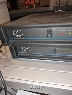 Qsc MX 1000a Professional Stereo 2-channel Power Amplifier- Excellent Pre-owned