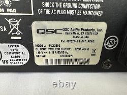Qsc Plx3602 2 Channel Professional Power Amplifier, Tested- Works Perfectly