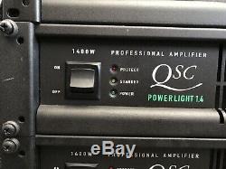 Qsc Power Light 1.4 Professional Audio Amplifier Excellent Condition