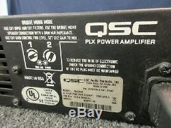 Qsc Professional Power Amp Amplifier 3600 Watt PLX-3602 2 channel Rack